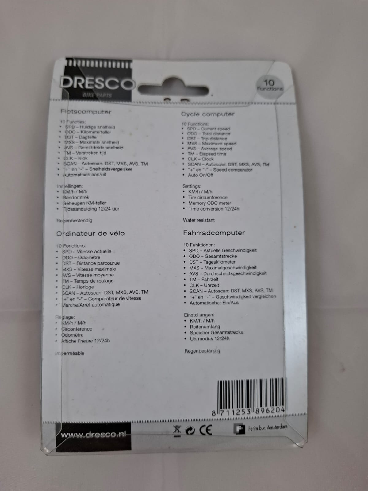 Fietscomputer (bedraad)