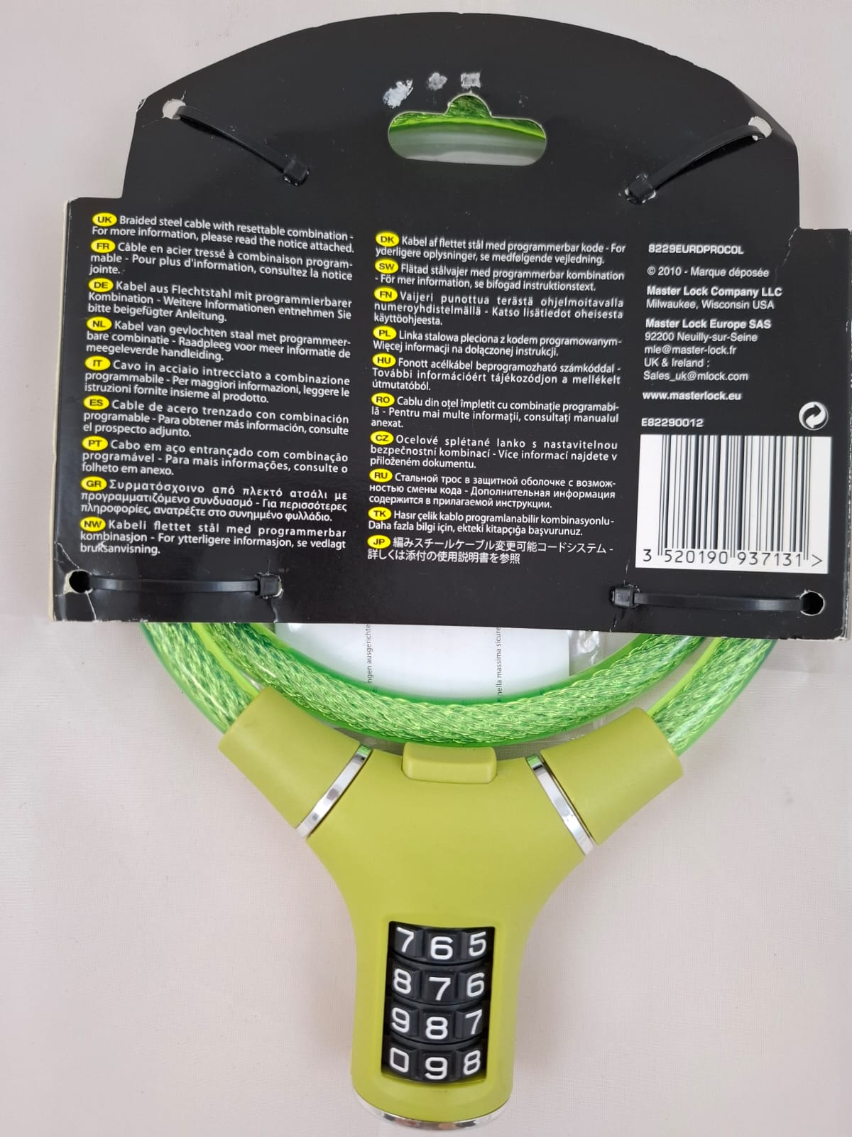 Master Lock cijferslot