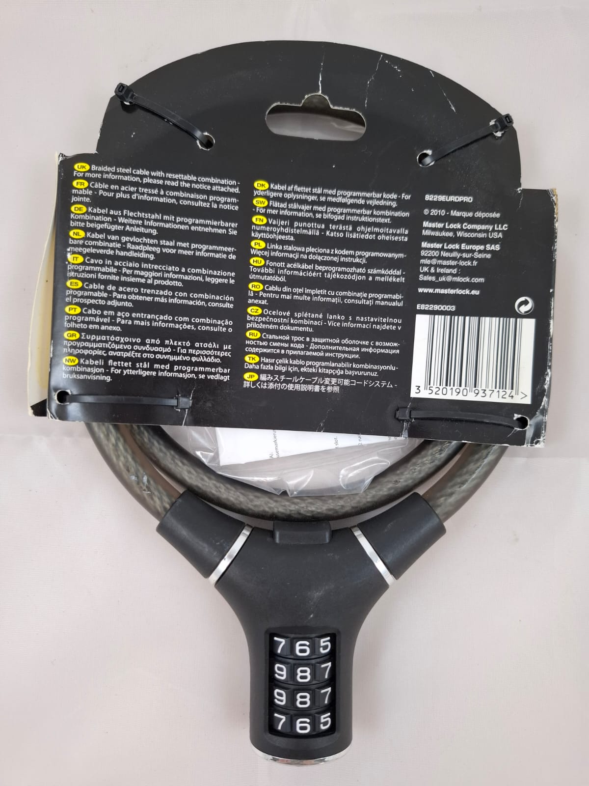 Master Lock cijferslot